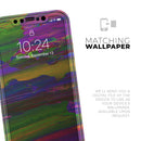 Liquid Abstract Paint Remix V57  - Protective Skin Wrap & Decal – Compatible with iPhone SE to iPhone 17 Pro Max (All Models)