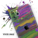 Liquid Abstract Paint Remix V57  - Protective Skin Wrap & Decal – Compatible with iPhone SE to iPhone 17 Pro Max (All Models)