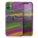 Liquid Abstract Paint Remix V57  - Protective Skin Wrap & Decal – Compatible with iPhone SE to iPhone 17 Pro Max (All Models)