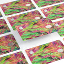 Liquid Abstract Paint Remix V58 - Premium Protective Decal Skin-Kit for the Apple Credit Card