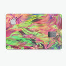 Liquid Abstract Paint Remix V58 - Premium Protective Decal Skin-Kit for the Apple Credit Card