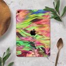 Liquid Abstract Paint Remix V58 - Full Body Skin Decal for the Apple iPad Pro 12.9", 11", 10.5", 9.7", Air or Mini (All Models Available)