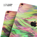 Liquid Abstract Paint Remix V58 - Full Body Skin Decal for the Apple iPad Pro 12.9", 11", 10.5", 9.7", Air or Mini (All Models Available)