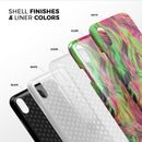 Liquid Abstract Paint Remix V58 - iPhone X Swappable Hybrid Case