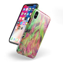 Liquid Abstract Paint Remix V58 - iPhone X Swappable Hybrid Case