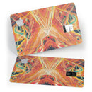 Liquid Abstract Paint Remix V59 - Premium Protective Decal Skin-Kit for the Apple Credit Card