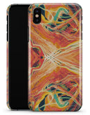 Liquid Abstract Paint Remix V59 - iPhone X Clipit Case