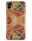 Liquid Abstract Paint Remix V59 - iPhone X Clipit Case