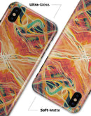 Liquid Abstract Paint Remix V59 - iPhone X Clipit Case
