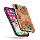 Liquid Abstract Paint Remix V59 - iPhone X Swappable Hybrid Case