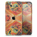 Liquid Abstract Paint Remix V59 - Vinyl Skin Wrap for iPhone 17 Pro Max, 17 Pro, 17 Air, 17, 16 & All Models — Soft Matte or Ultra Gloss