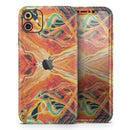 Liquid Abstract Paint Remix V59 - Vinyl Skin Wrap for iPhone 17 Pro Max, 17 Pro, 17 Air, 17, 16 & All Models — Soft Matte or Ultra Gloss