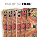 Liquid Abstract Paint Remix V59 - Vinyl Skin Wrap for iPhone 17 Pro Max, 17 Pro, 17 Air, 17, 16 & All Models — Soft Matte or Ultra Gloss