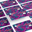 Liquid Abstract Paint Remix V5 - Premium Protective Decal Skin-Kit for the Apple Credit Card