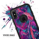 Liquid Abstract Paint Remix V5 - Skin Kit for the iPhone OtterBox Cases