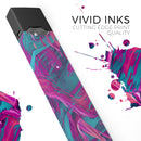 Liquid Abstract Paint Remix V5 - Premium Decal Protective Skin-Wrap Sticker compatible with the Juul Labs vaping device