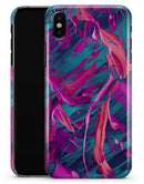 Liquid Abstract Paint Remix V5 - iPhone X Clipit Case