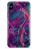 Liquid Abstract Paint Remix V5 - iPhone X Clipit Case
