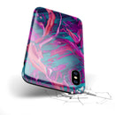 Liquid Abstract Paint Remix V5 - iPhone X Swappable Hybrid Case