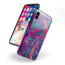 Liquid Abstract Paint Remix V5 - iPhone X Swappable Hybrid Case