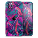 Liquid Abstract Paint Remix V5  - Protective Skin Wrap & Decal – Compatible with iPhone SE to iPhone 17 Pro Max (All Models)