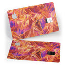 Liquid Abstract Paint Remix V60 - Premium Protective Decal Skin-Kit for the Apple Credit Card