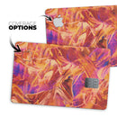 Liquid Abstract Paint Remix V60 - Premium Protective Decal Skin-Kit for the Apple Credit Card