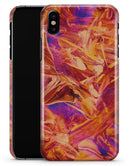 Liquid Abstract Paint Remix V60 - iPhone X Clipit Case