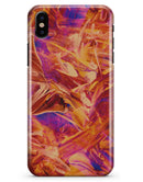 Liquid Abstract Paint Remix V60 - iPhone X Clipit Case