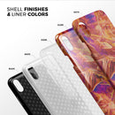 Liquid Abstract Paint Remix V60 - iPhone X Swappable Hybrid Case