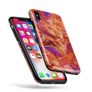 Liquid Abstract Paint Remix V60 - iPhone X Swappable Hybrid Case