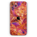 Liquid Abstract Paint Remix V60 - Vinyl Skin Wrap for iPhone 17 Pro Max, 17 Pro, 17 Air, 17, 16 & All Models — Soft Matte or Ultra Gloss