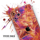 Liquid Abstract Paint Remix V60 - Vinyl Skin Wrap for iPhone 17 Pro Max, 17 Pro, 17 Air, 17, 16 & All Models — Soft Matte or Ultra Gloss