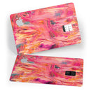 Liquid Abstract Paint Remix V61 - Premium Protective Decal Skin-Kit for the Apple Credit Card