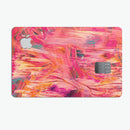 Liquid Abstract Paint Remix V61 - Premium Protective Decal Skin-Kit for the Apple Credit Card