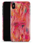 Liquid Abstract Paint Remix V61 - iPhone X Clipit Case
