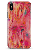 Liquid Abstract Paint Remix V61 - iPhone X Clipit Case