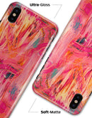 Liquid Abstract Paint Remix V61 - iPhone X Clipit Case