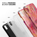 Liquid Abstract Paint Remix V61 - iPhone X Swappable Hybrid Case