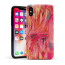 Liquid Abstract Paint Remix V61 - iPhone X Swappable Hybrid Case