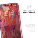 Liquid Abstract Paint Remix V61 - Vinyl Skin Wrap for iPhone 17 Pro Max, 17 Pro, 17 Air, 17, 16 & All Models — Soft Matte or Ultra Gloss