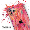 Liquid Abstract Paint Remix V61 - Vinyl Skin Wrap for iPhone 17 Pro Max, 17 Pro, 17 Air, 17, 16 & All Models — Soft Matte or Ultra Gloss