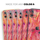 Liquid Abstract Paint Remix V61 - Vinyl Skin Wrap for iPhone 17 Pro Max, 17 Pro, 17 Air, 17, 16 & All Models — Soft Matte or Ultra Gloss