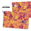 Liquid Abstract Paint Remix V62 - Premium Protective Decal Skin-Kit for the Apple Credit Card