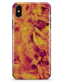 Liquid Abstract Paint Remix V62 - iPhone X Clipit Case