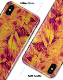 Liquid Abstract Paint Remix V62 - iPhone X Clipit Case