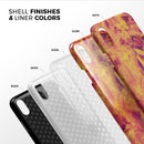 Liquid Abstract Paint Remix V62 - iPhone X Swappable Hybrid Case