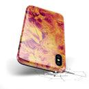 Liquid Abstract Paint Remix V62 - iPhone X Swappable Hybrid Case