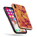 Liquid Abstract Paint Remix V62 - iPhone X Swappable Hybrid Case