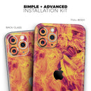 Liquid Abstract Paint Remix V62  - Protective Skin Wrap & Decal – Compatible with iPhone SE to iPhone 17 Pro Max (All Models)